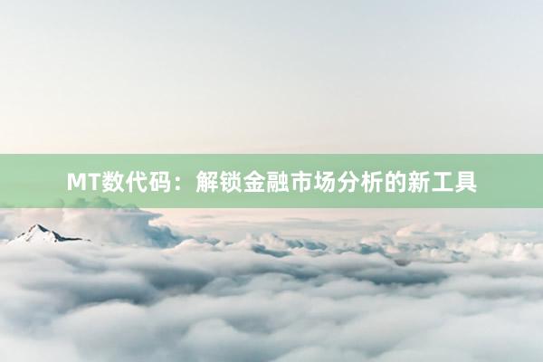 MT数代码：解锁金融市场分析的新工具